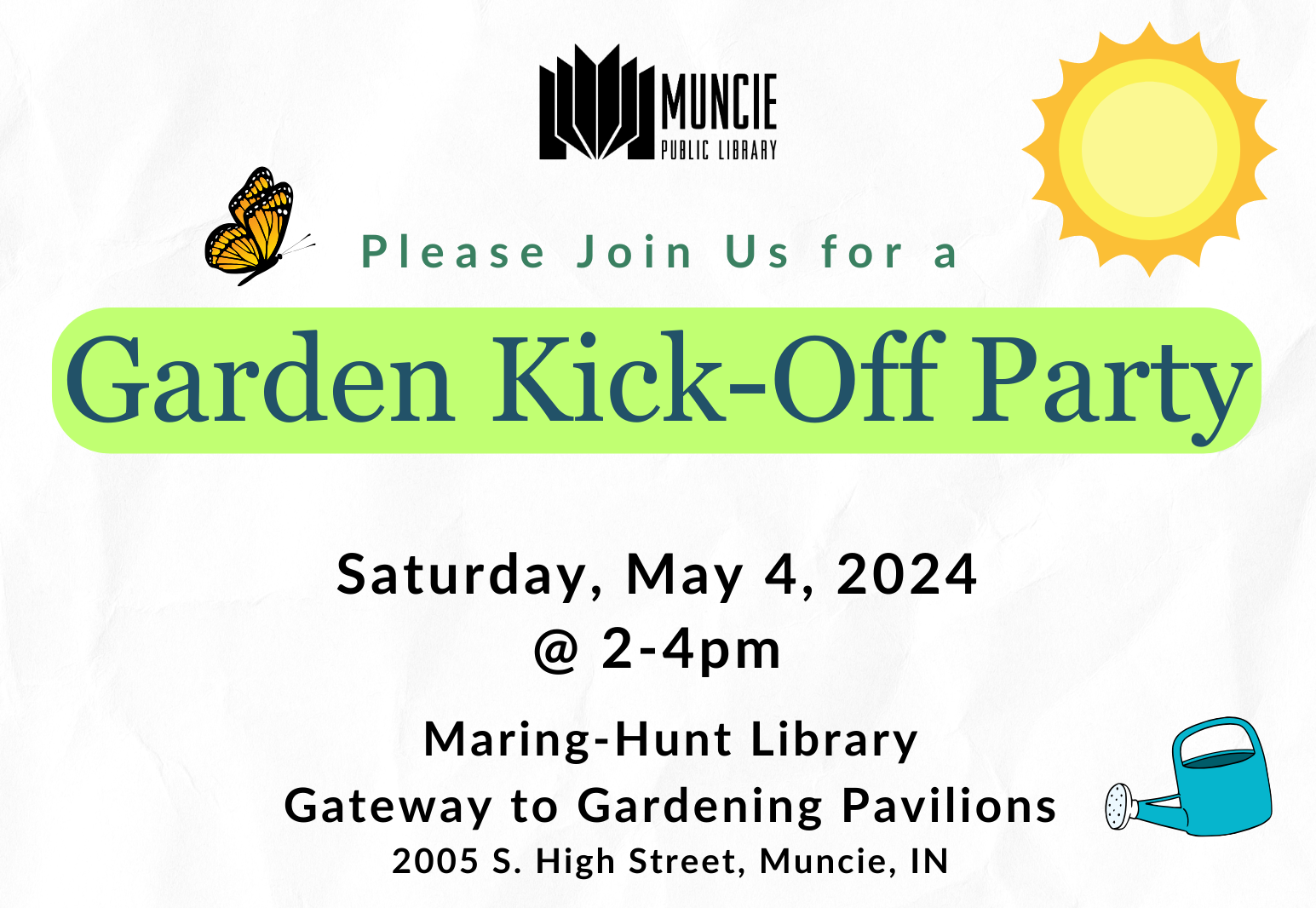 Garden Party at Maring-Hunt Library
