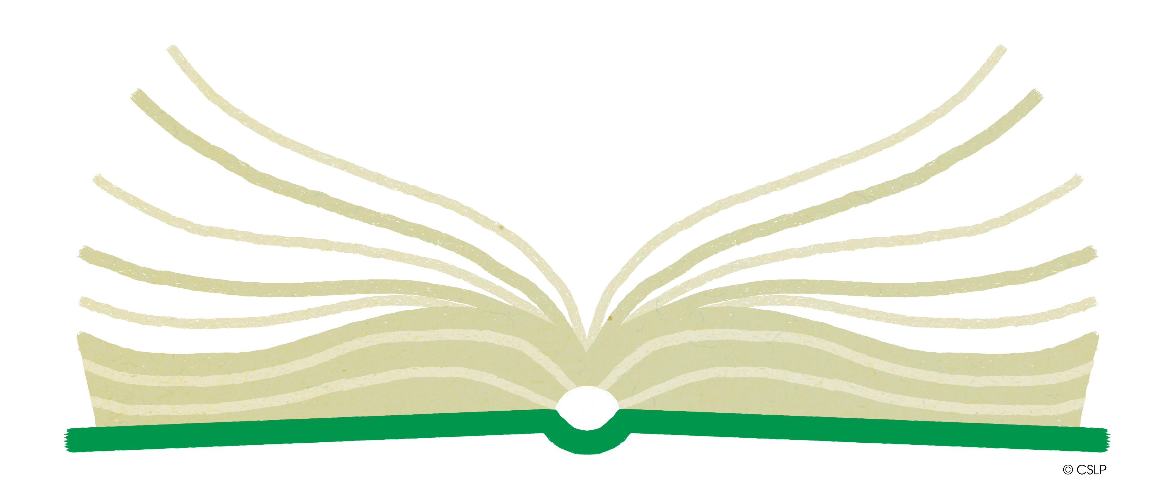 Illustration of open book.