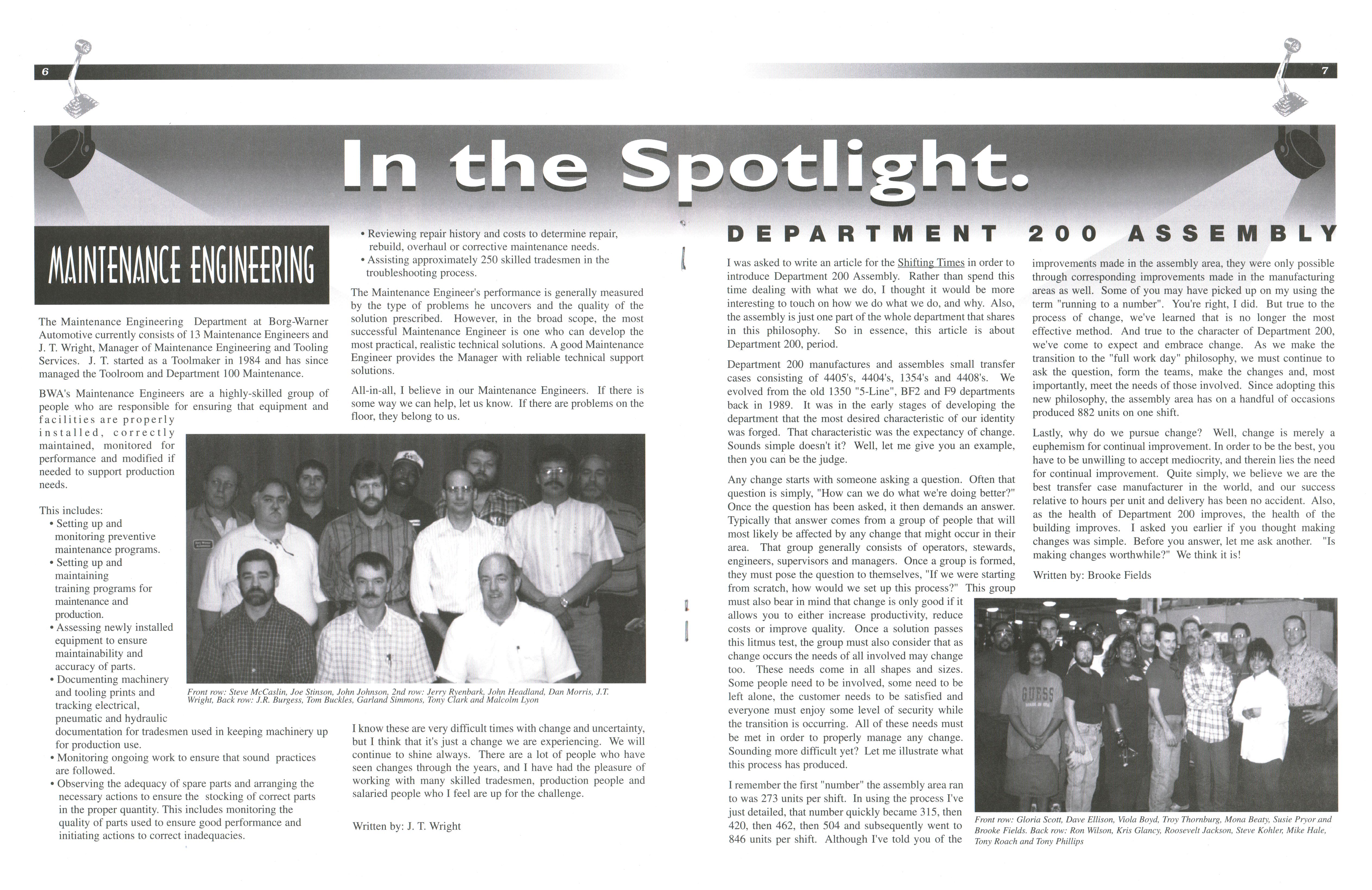 In the Spotlight_January 1997