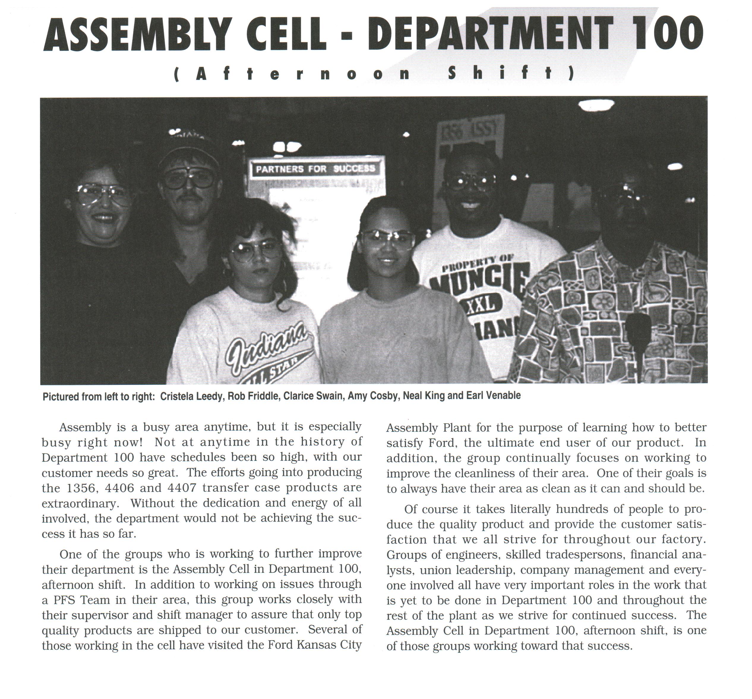 Assembly Cell_September 1995