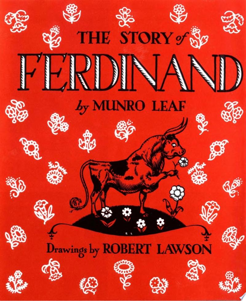 Book cover art for "The Story of Ferdinand"