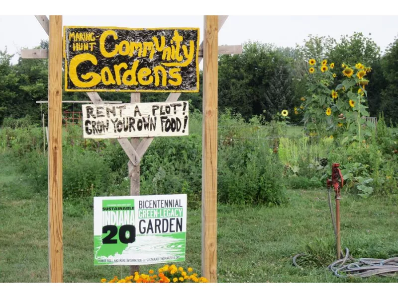 2003 Community Garden first year