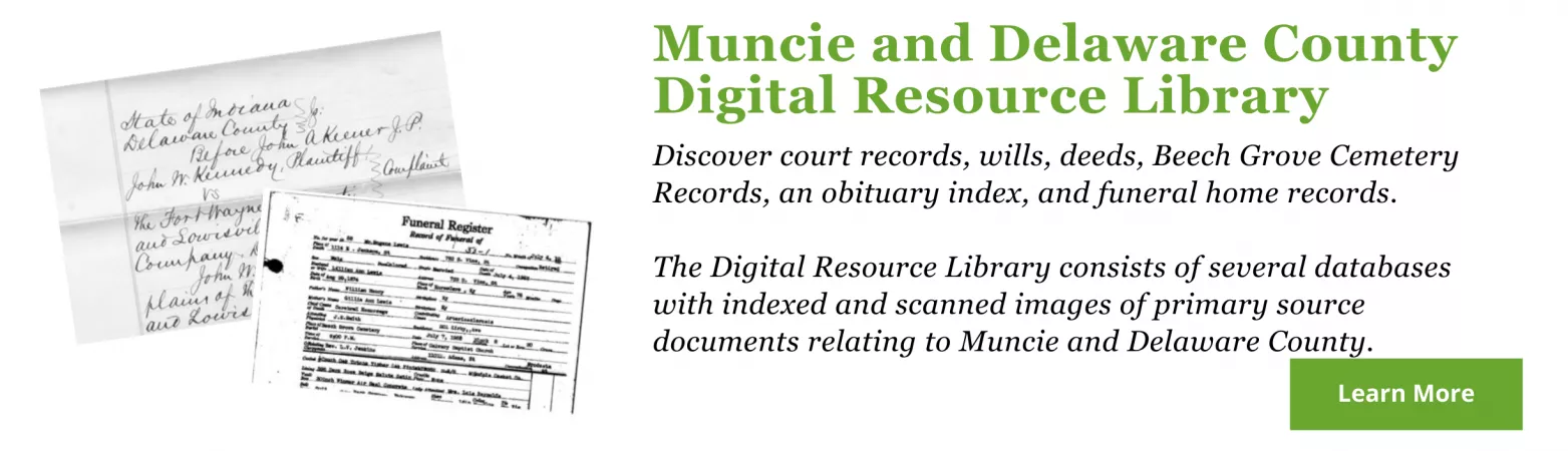 Muncie and Delaware County Digital Resource Library at Carnegie Library