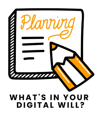 Illustration of pencil writing the word "Planning."