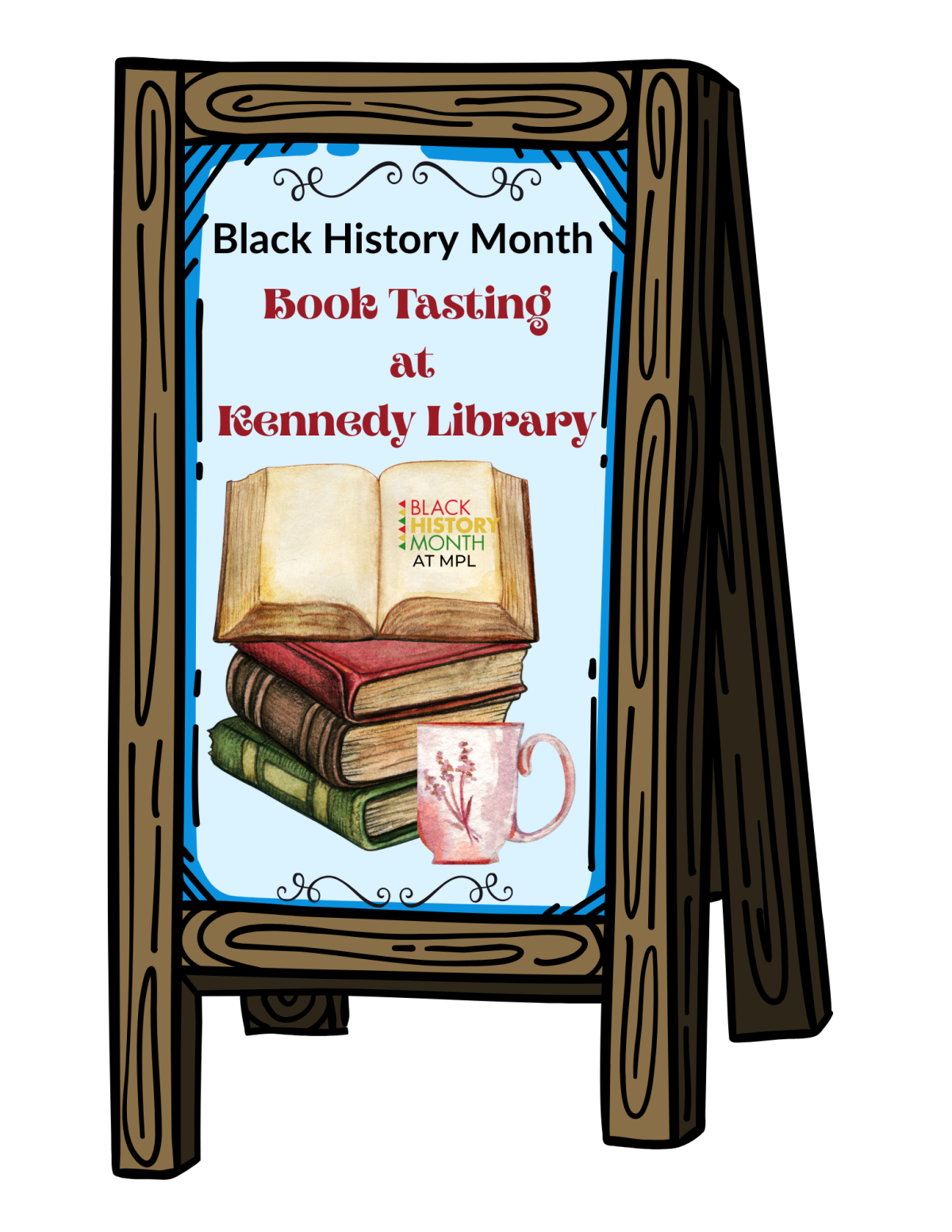 book tasting graphic