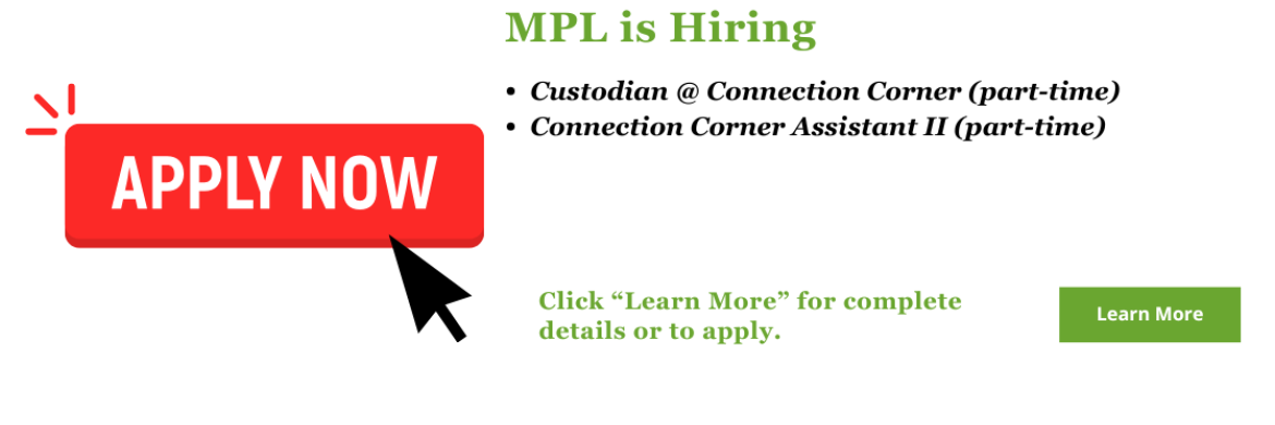 MPL is hiring! Click here to see all open positions, get full details, or apply.