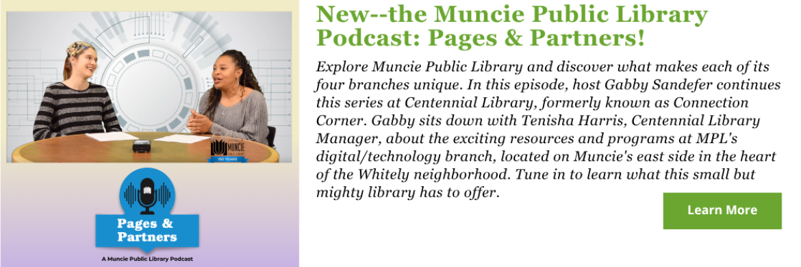 Click here to listen to MPL's new podcast episode all about Centennial Library (formerly Connection Corner).