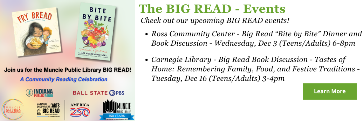 Click here to see upcoming Big Read events